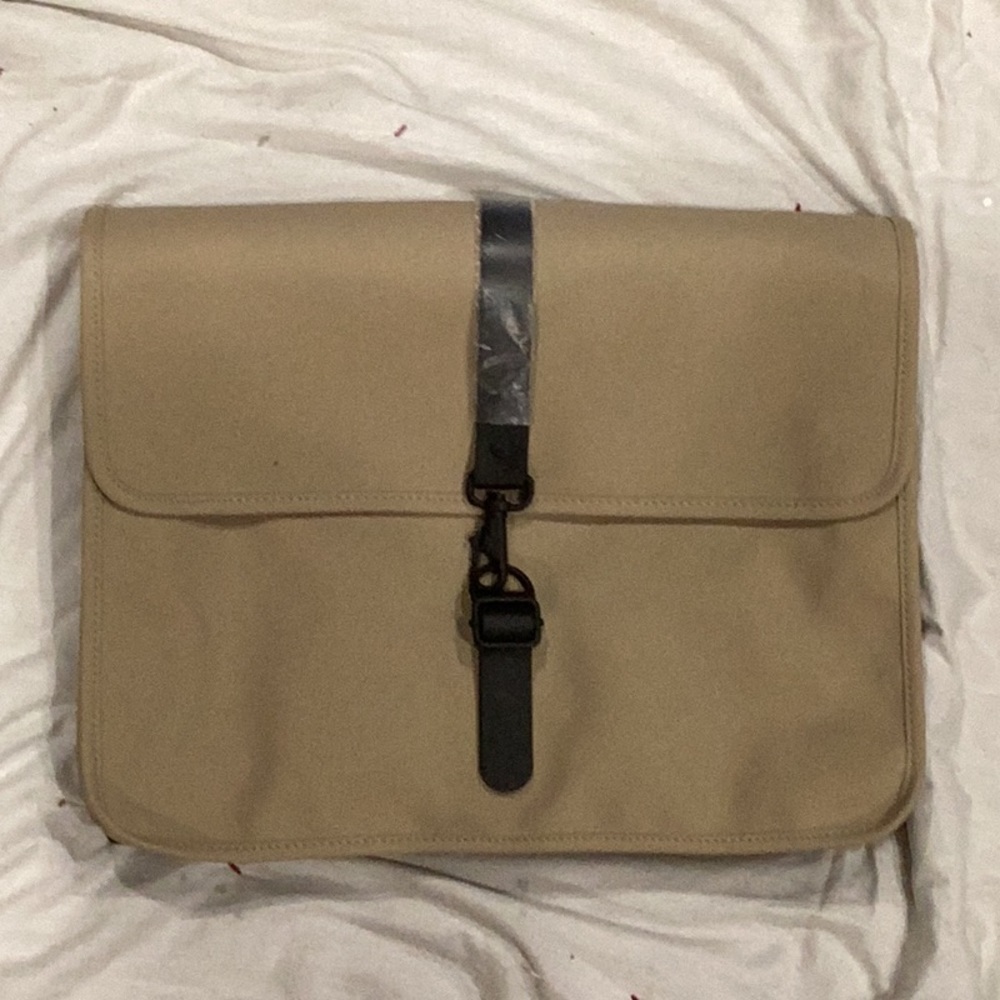 Rains Tan Messenger Bag